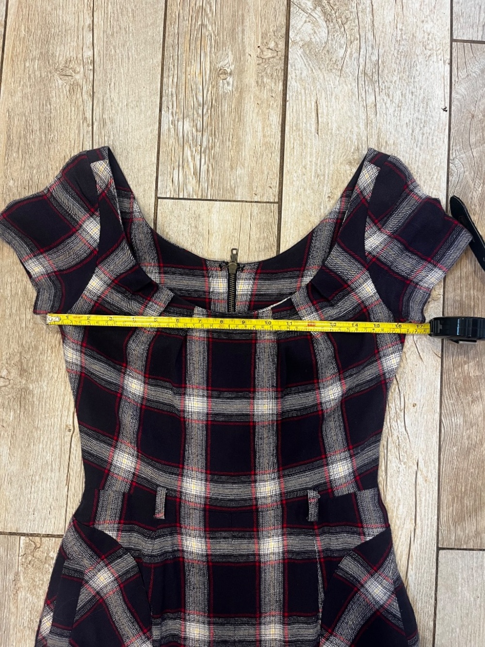 Vintage RARE L.A.M.B by Gwen Stefani Plaid Belted Dress 4/6 - Picture 13 of 16